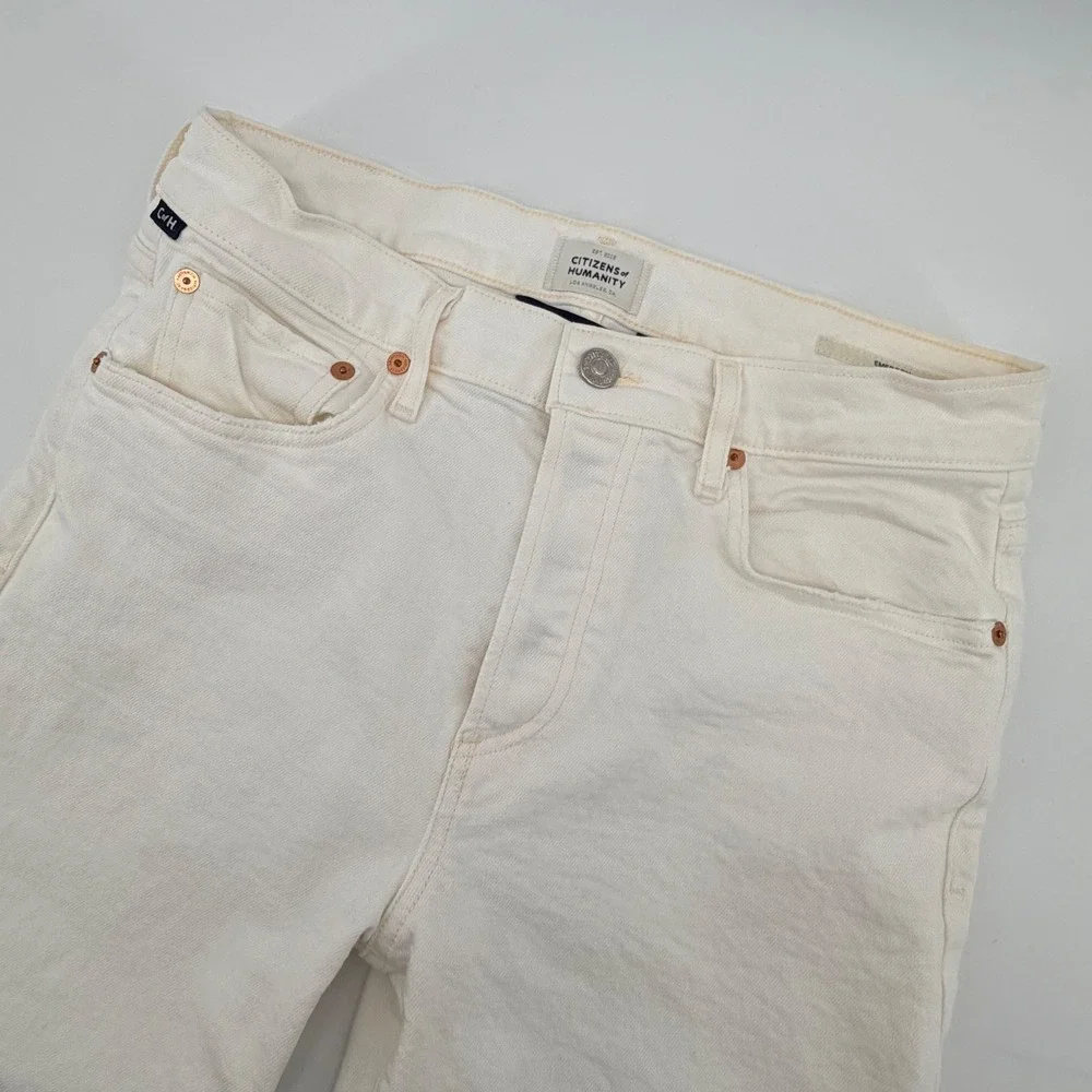 Citizens of Humanity Emerson Jeans Womens 26 White Slim Boyfriend Premium‎